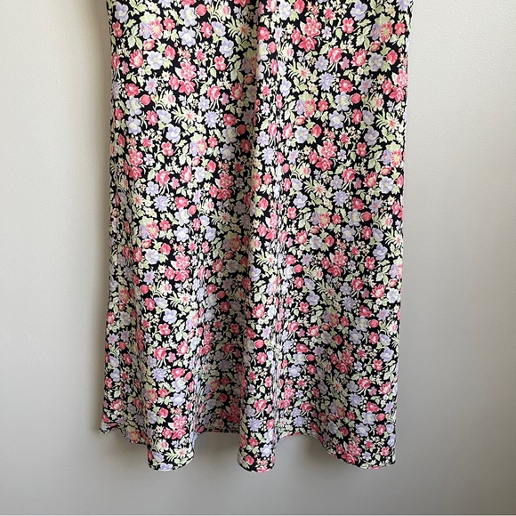 Vintage Babydoll Floral Dress Women's 14 90s Sweet Feminine‎ Country Western - Picture 6 of 12